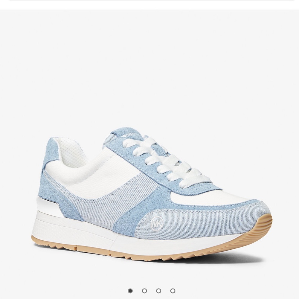 Andi Two-Tone Washed Denim Trainer